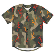 Woodland Coral Branch CAMO Unisex Baseball Jersey