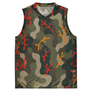 Woodland Coral Branch CAMO Unisex Basketball Jersey