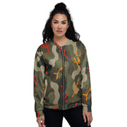 Woodland Coral Branch CAMO Unisex Bomber Jacket