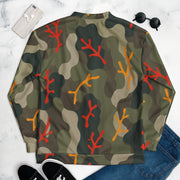 Woodland Coral Branch CAMO Unisex Bomber Jacket