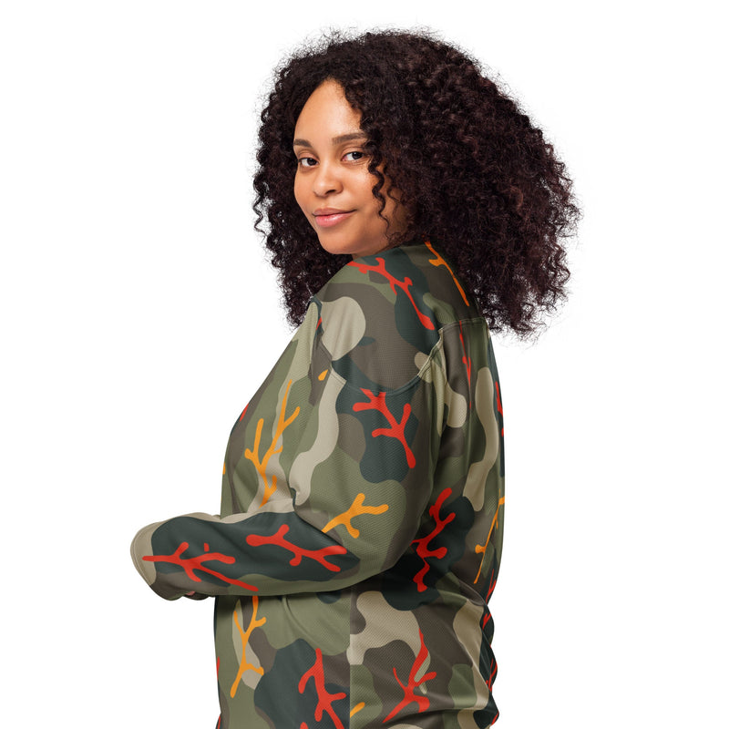 Woodland Coral Branch CAMO Unisex Hockey Fan Jersey