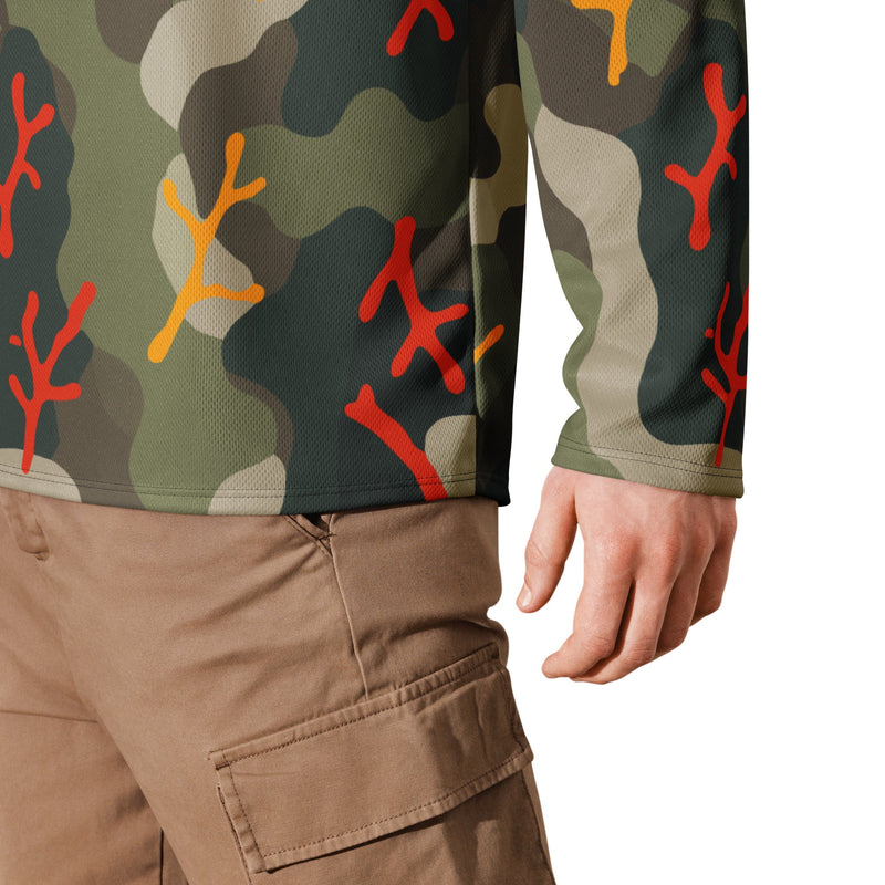 Woodland Coral Branch CAMO Unisex Hockey Fan Jersey