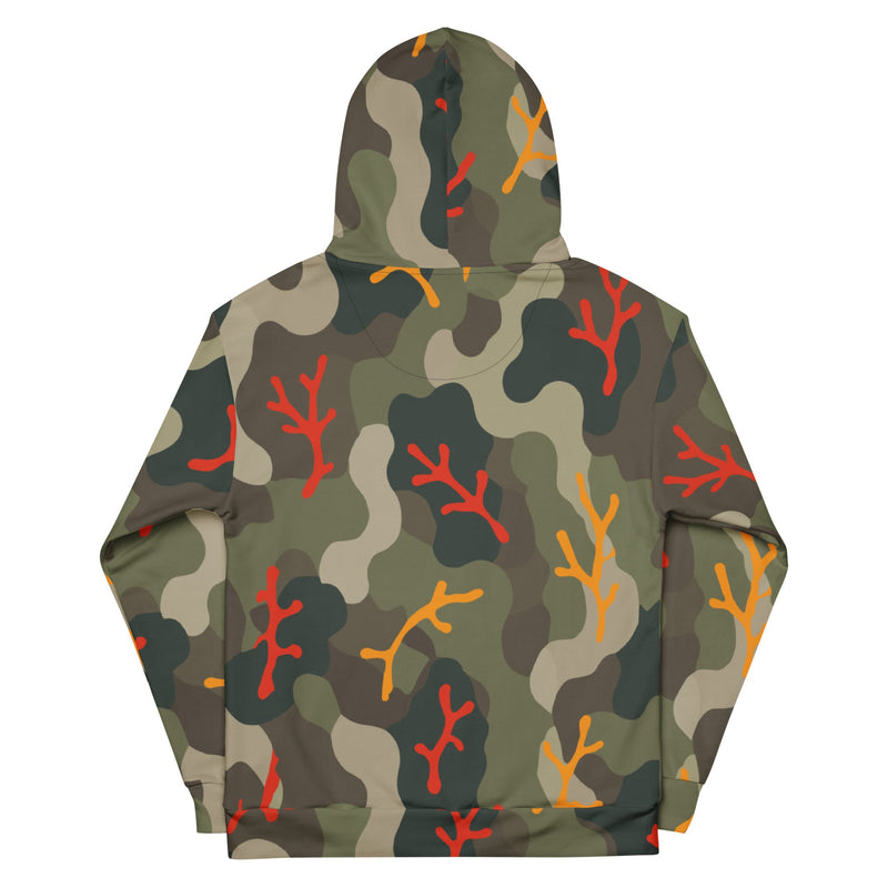 Woodland Coral Branch CAMO Unisex Hoodie