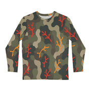 Woodland Coral Branch CAMO Unisex Long-Sleeve Shirt - XS
