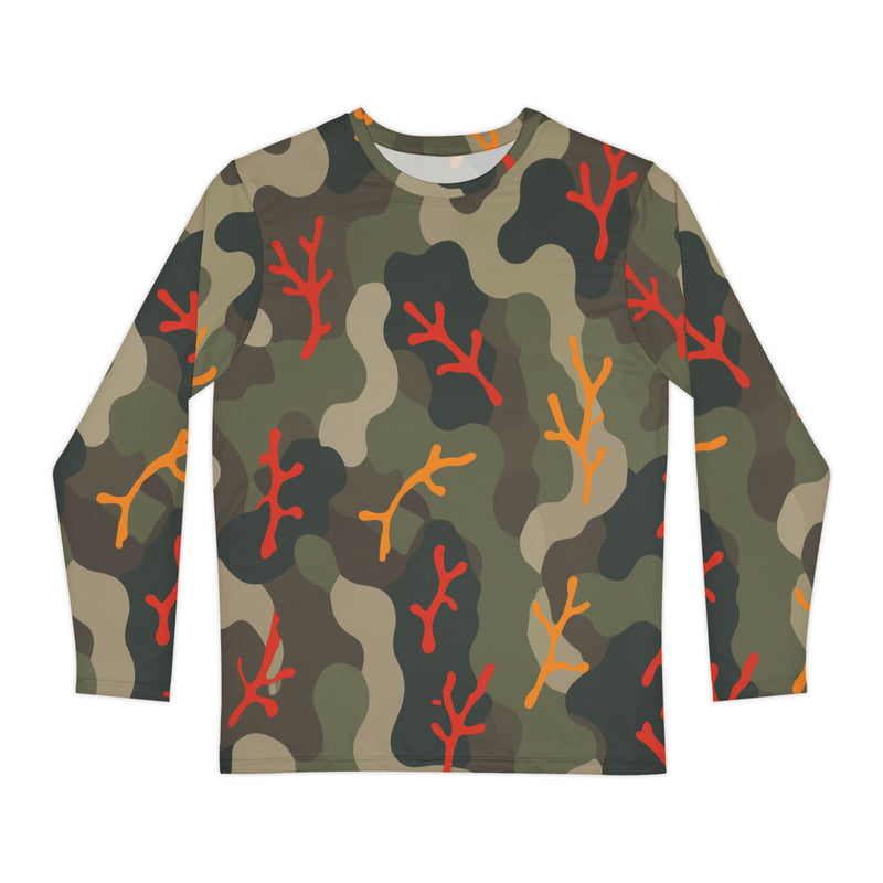 Woodland Coral Branch CAMO Unisex Long-Sleeve Shirt - XS