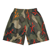 Woodland Coral Branch CAMO Unisex Mesh Shorts