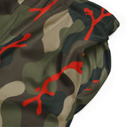 Woodland Coral Branch CAMO Unisex Mesh Shorts