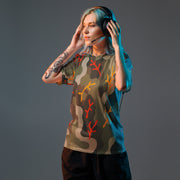 Woodland Coral Branch CAMO Unisex Sports Jersey