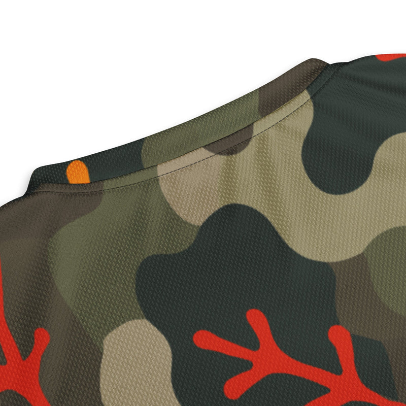 Woodland Coral Branch CAMO Unisex Sports Jersey