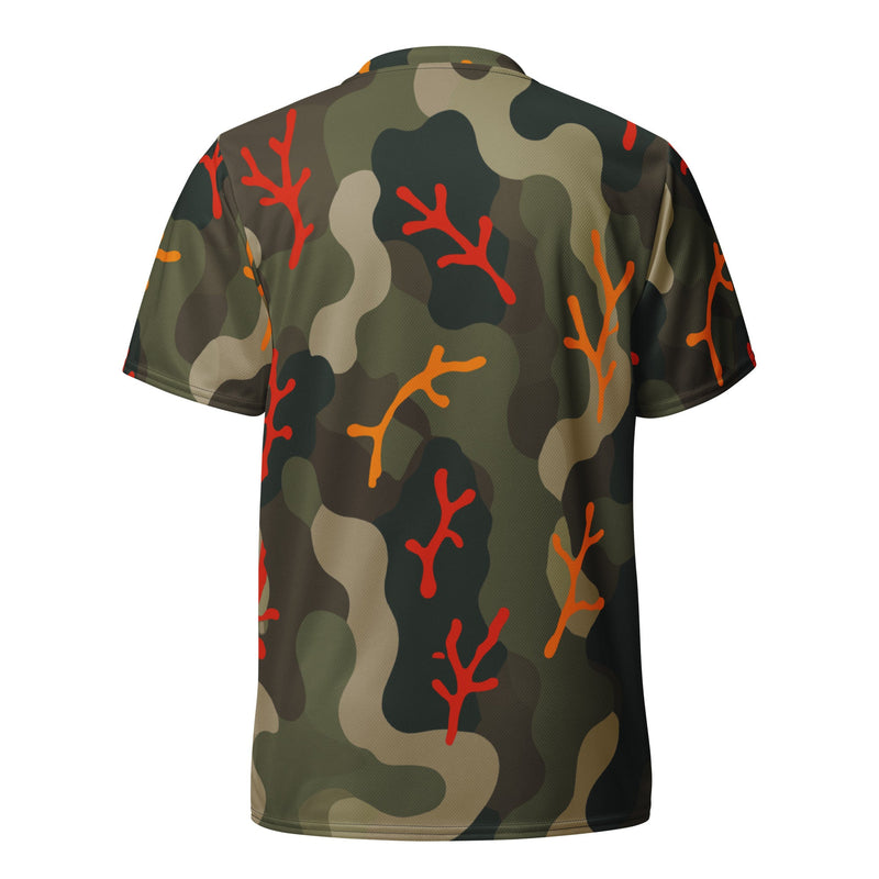Woodland Coral Branch CAMO Unisex Sports Jersey