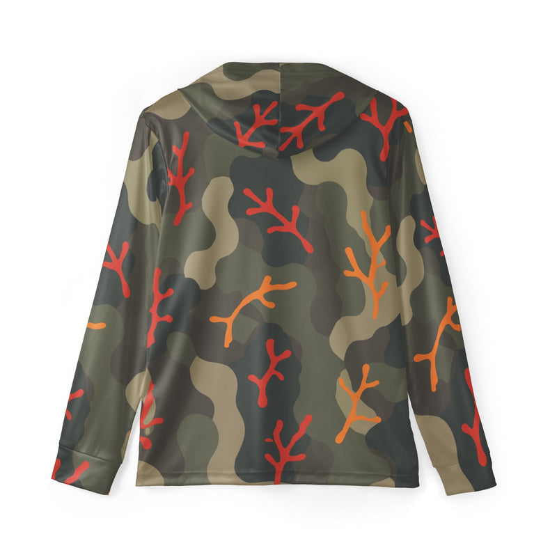 Woodland Coral Branch CAMO Unisex Sports Warmup Hoodie