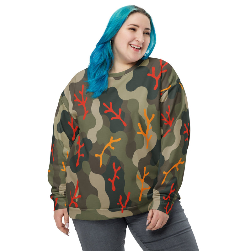 Woodland Coral Branch CAMO Unisex Sweatshirt