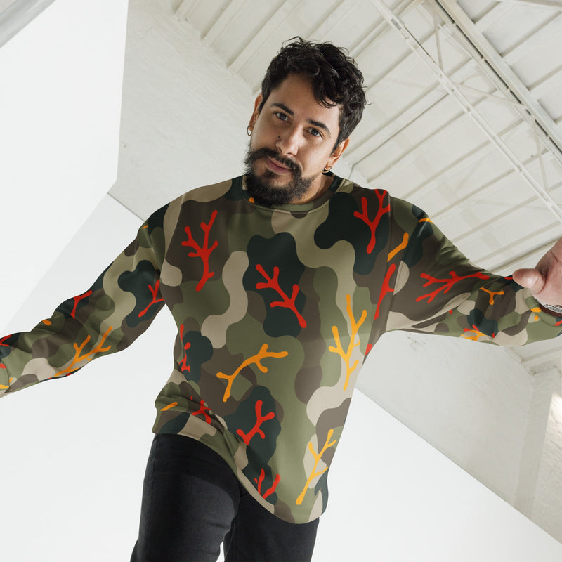 Woodland Coral Branch CAMO Unisex Sweatshirt