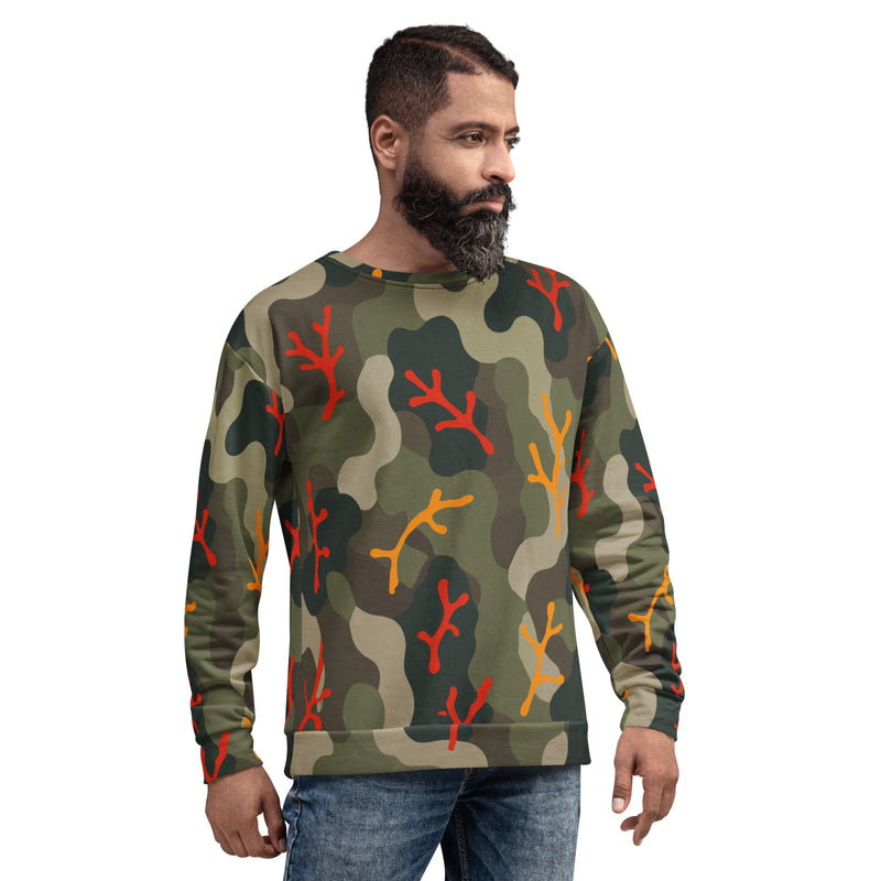 Woodland Coral Branch CAMO Unisex Sweatshirt