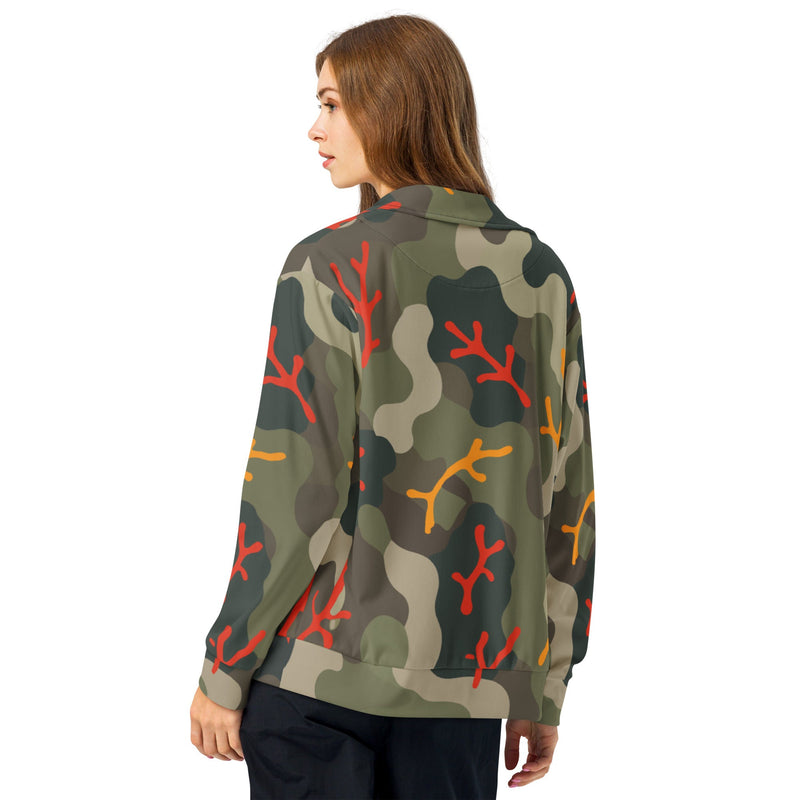 Woodland Coral Branch CAMO Unisex Track Jacket
