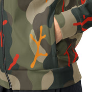 Woodland Coral Branch CAMO Unisex Track Jacket