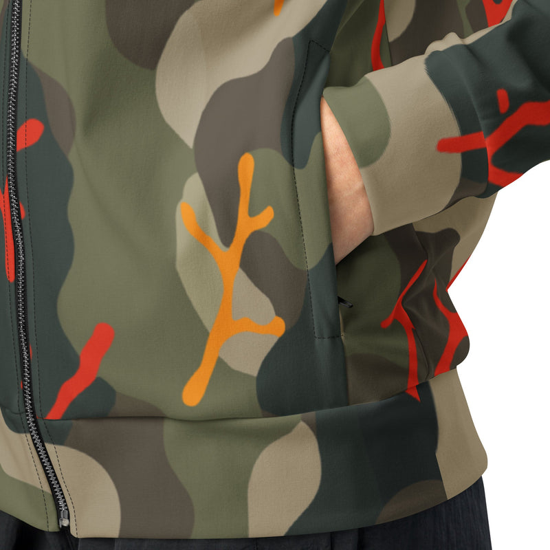 Woodland Coral Branch CAMO Unisex Track Jacket