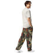 Woodland Coral Branch CAMO Unisex Wide-Leg Joggers