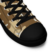 Xeno Sci-Fi Frontier Alien Marine CAMO Mens High-Top Canvas Shoes