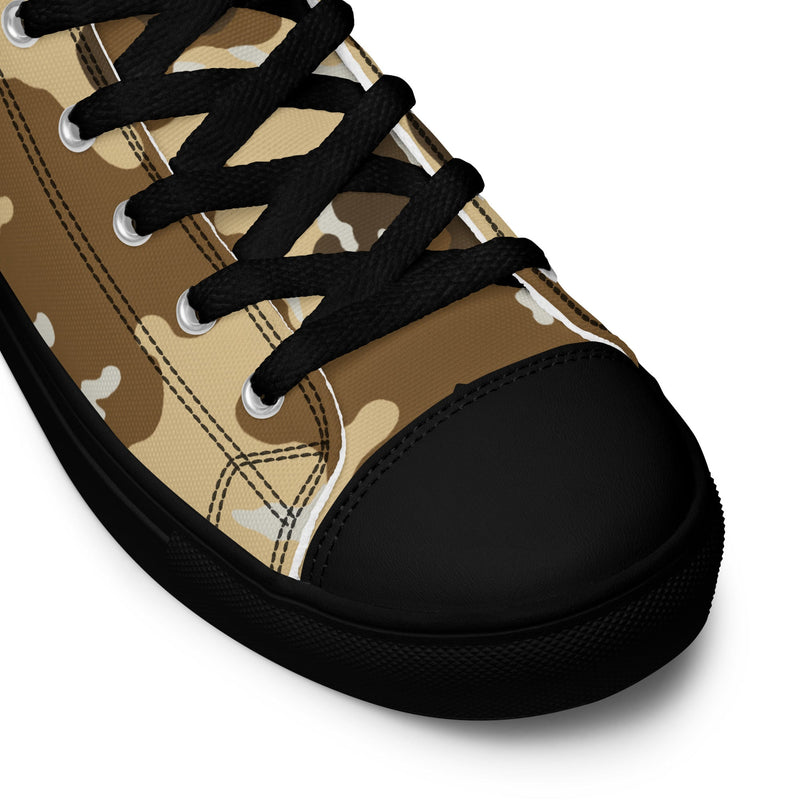 Xeno Sci-Fi Frontier Alien Marine CAMO Mens High-Top Canvas Shoes