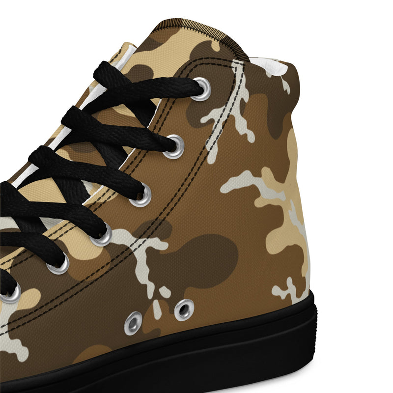 Xeno Sci-Fi Frontier Alien Marine CAMO Mens High-Top Canvas Shoes