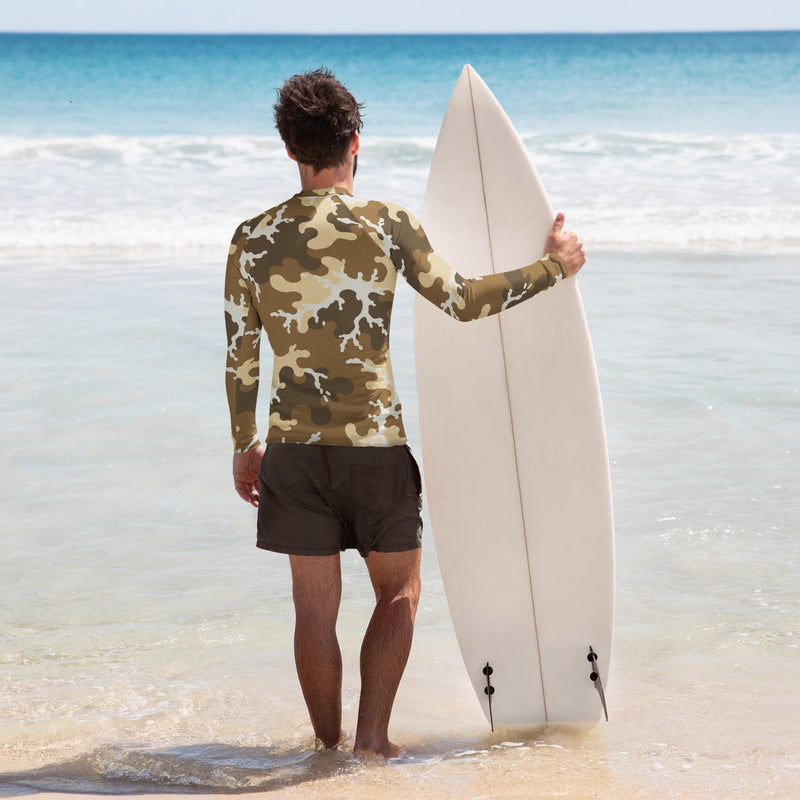 Xeno Sci-Fi Frontier Alien Marine CAMO Mens Long-Sleeve Rash Guard - LS