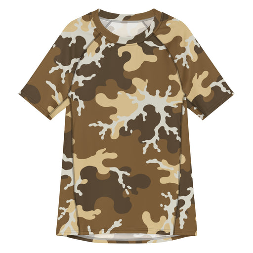 Xeno Sci-Fi Frontier Alien Marine CAMO Mens Short-Sleeve Rash Guard - 2XS - SS