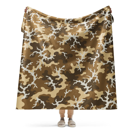Xeno Sci-Fi Frontier Alien Marine CAMO Sherpa Blanket - 60″×80″