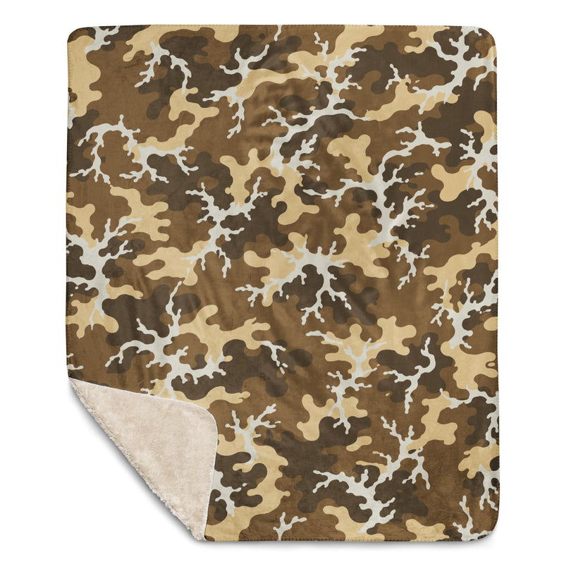 Xeno Sci-Fi Frontier Alien Marine CAMO Sherpa Blanket