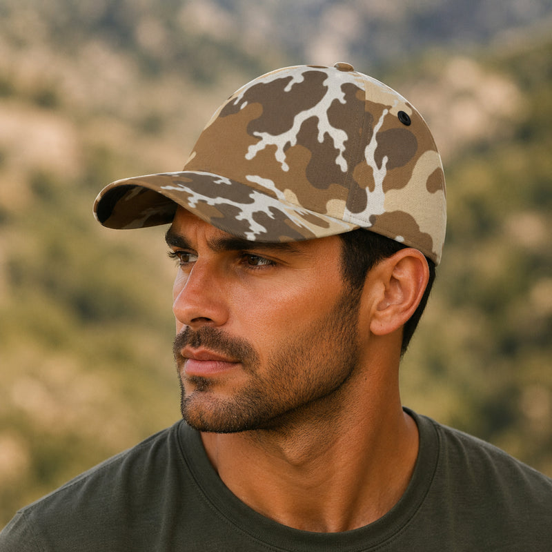 Xeno Sci-Fi Frontier Alien Marine CAMO Snapback Ball Cap - U / White - Head