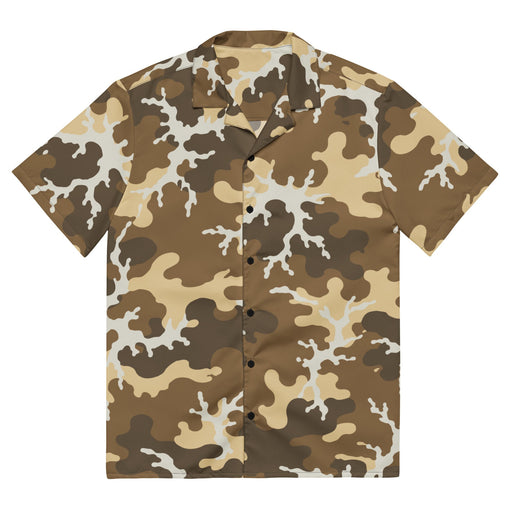 Xeno Sci-Fi Frontier Alien Marine CAMO Unisex Short-Sleeve Button Shirt - Button-Up