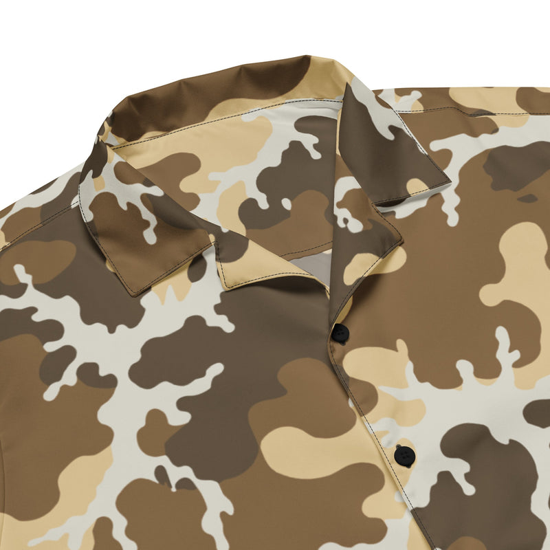 Xeno Sci-Fi Frontier Alien Marine CAMO Unisex Short-Sleeve Button Shirt - Button-Up
