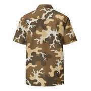 Xeno Sci-Fi Frontier Alien Marine CAMO Unisex Short-Sleeve Button Shirt - Button-Up