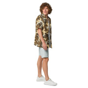Xeno Sci-Fi Frontier Alien Marine CAMO Unisex Short-Sleeve Button Shirt - Button-Up