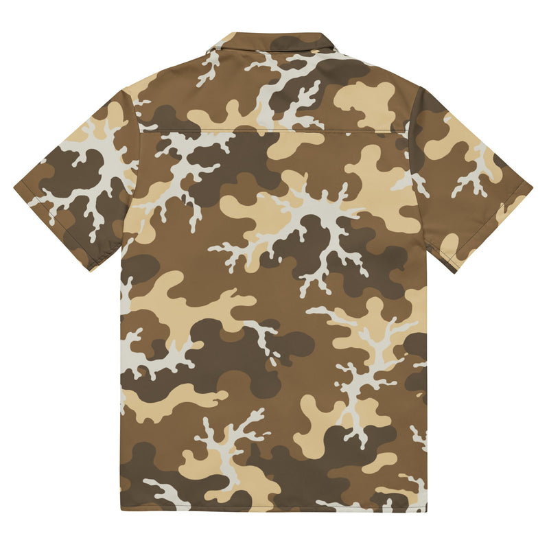 Xeno Sci-Fi Frontier Alien Marine CAMO Unisex Short-Sleeve Button Shirt - Button-Up