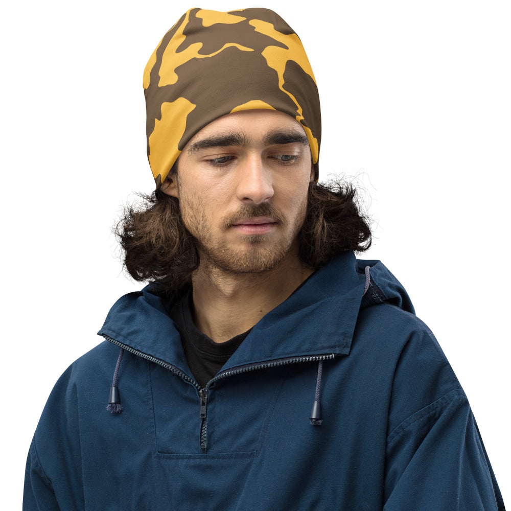 Yemeni Two Color Rock Desert CAMO Beanie