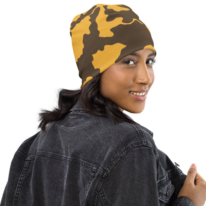 Yemeni Two Color Rock Desert CAMO Beanie