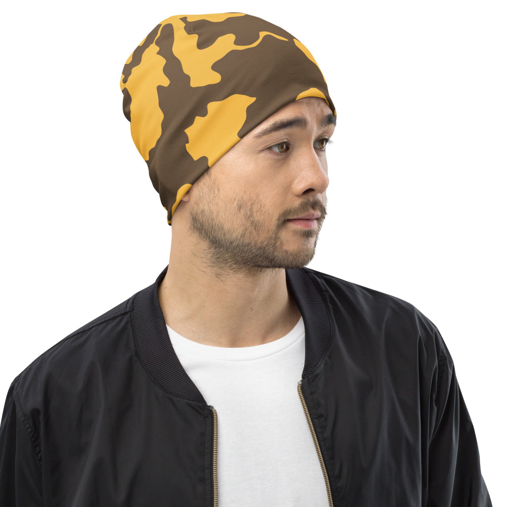 Yemeni Two Color Rock Desert CAMO Beanie