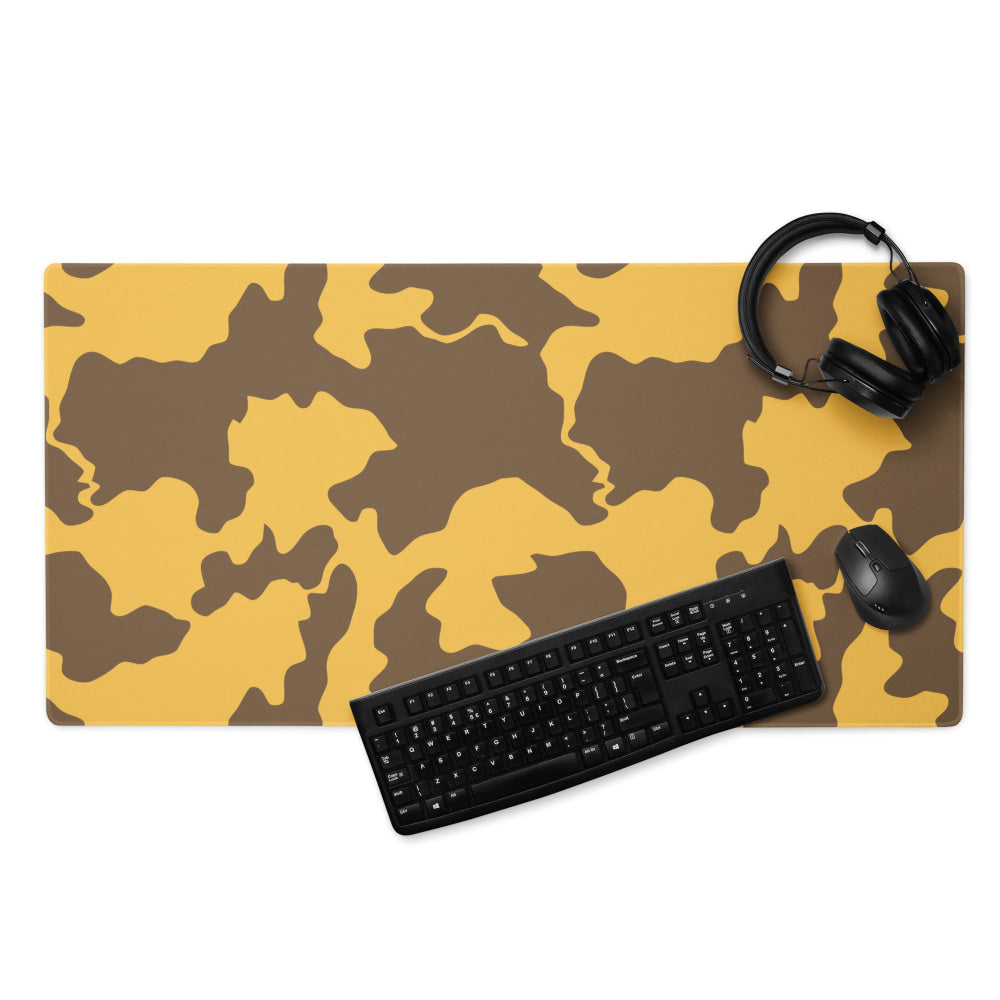 Yemeni Two Color Rock Desert CAMO Gaming mouse pad - 36″×18″ - Mouse Pad