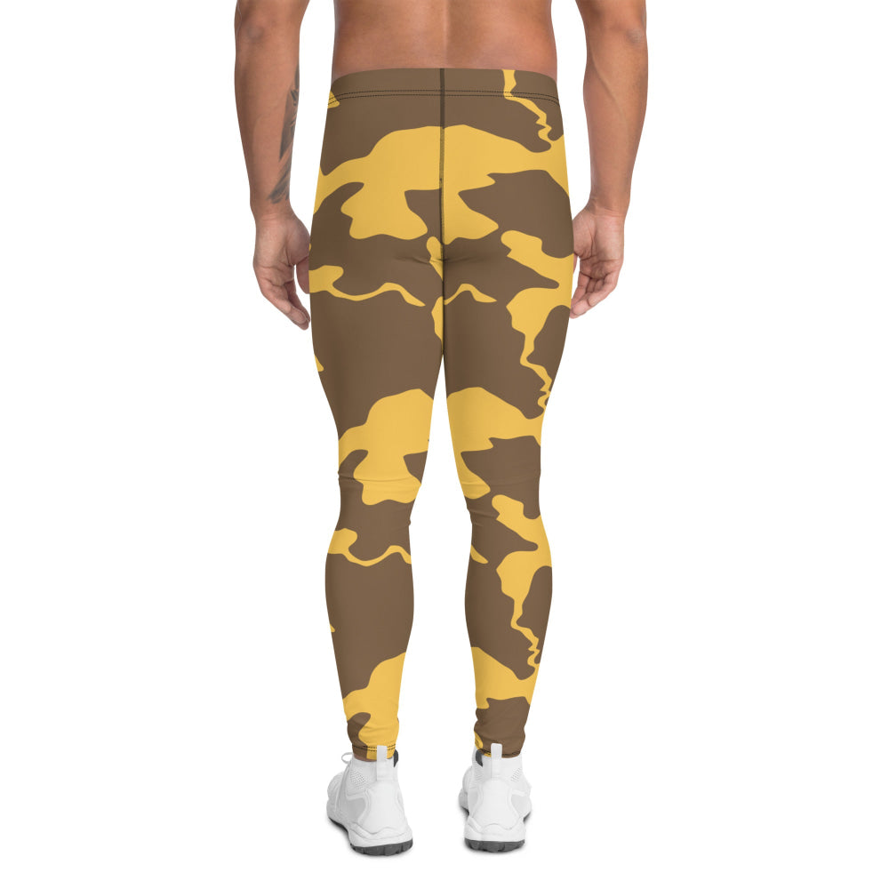 Yemeni Two Color Rock Desert CAMO Men’s Leggings - Mens