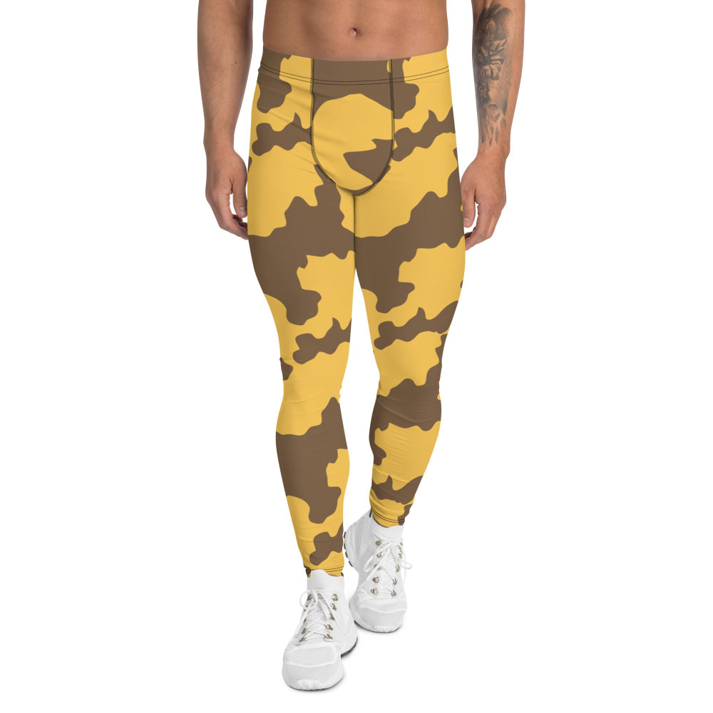 Yemeni Two Color Rock Desert CAMO Men’s Leggings - XS - Mens