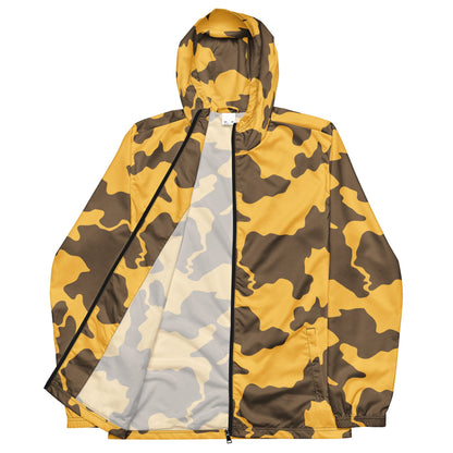 Yemeni Two Color Rock Desert CAMO Men’s windbreaker - Mens Windbreaker