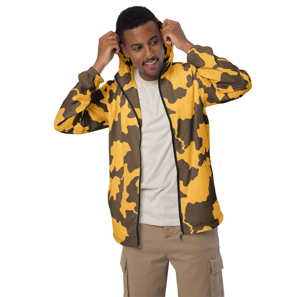 Yemeni Two Color Rock Desert CAMO Men’s windbreaker - Mens Windbreaker