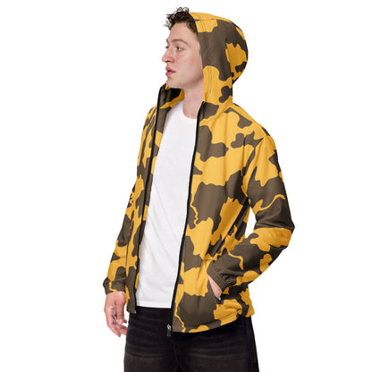 Yemeni Two Color Rock Desert CAMO Men’s windbreaker - XS - Mens Windbreaker