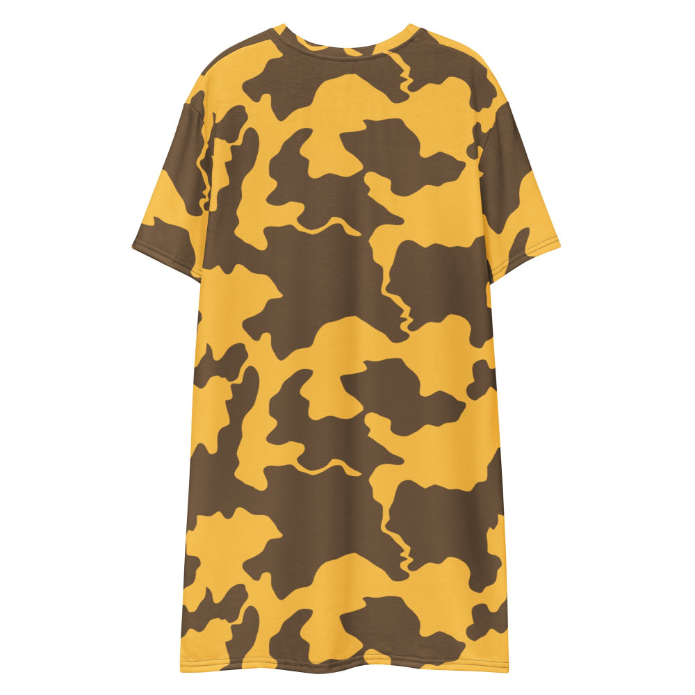 Yemeni Two Color Rock Desert CAMO T-shirt dress - Womens T-Shirt Dress