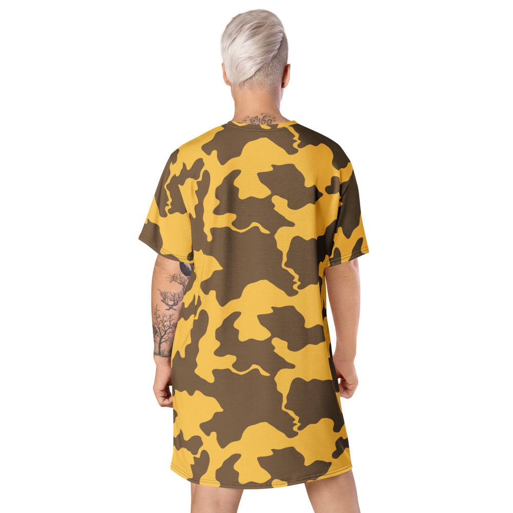 Yemeni Two Color Rock Desert CAMO T-shirt dress - Womens T-Shirt Dress