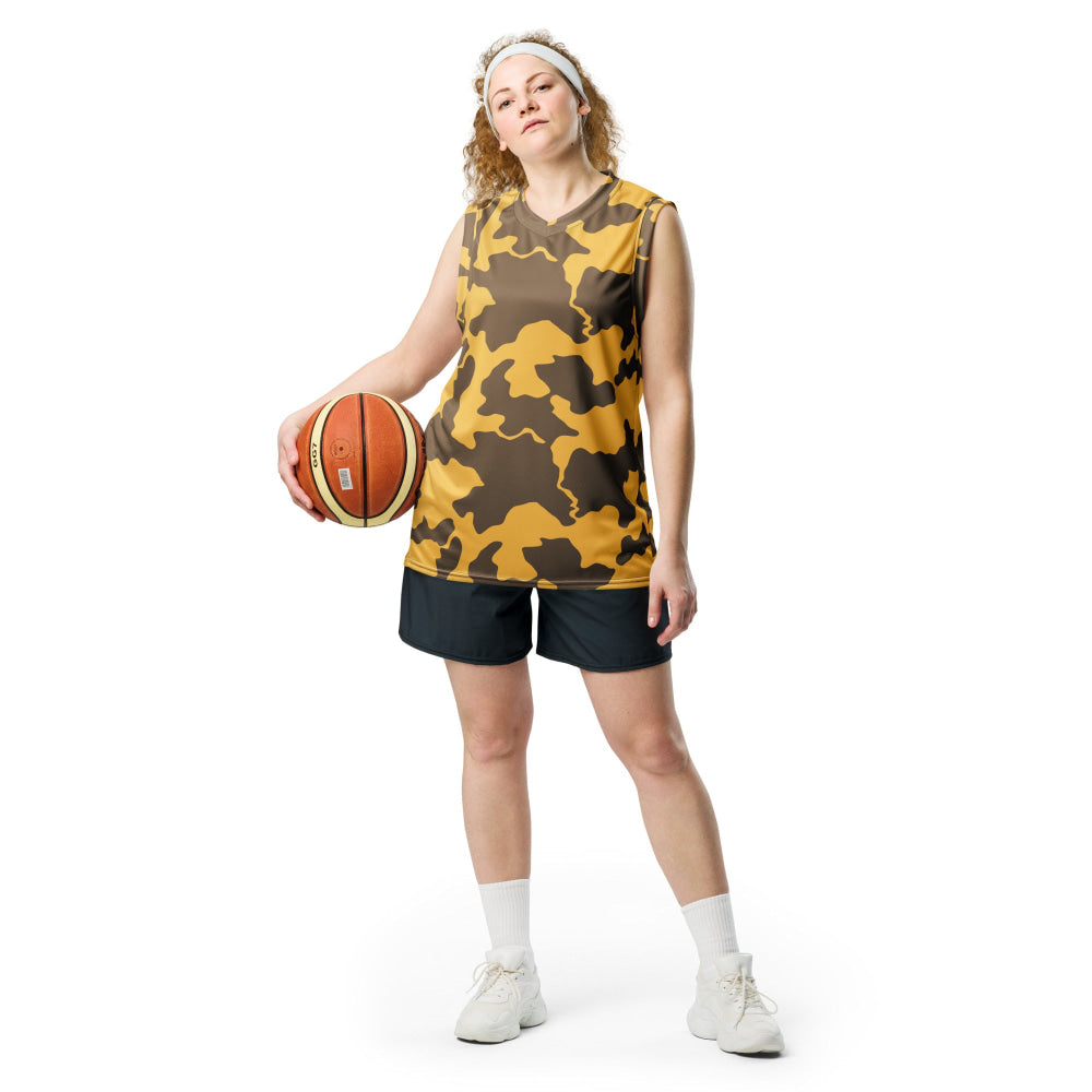 Yemeni Two Color Rock Desert CAMO unisex basketball jersey - Unisex Basketball Jersey