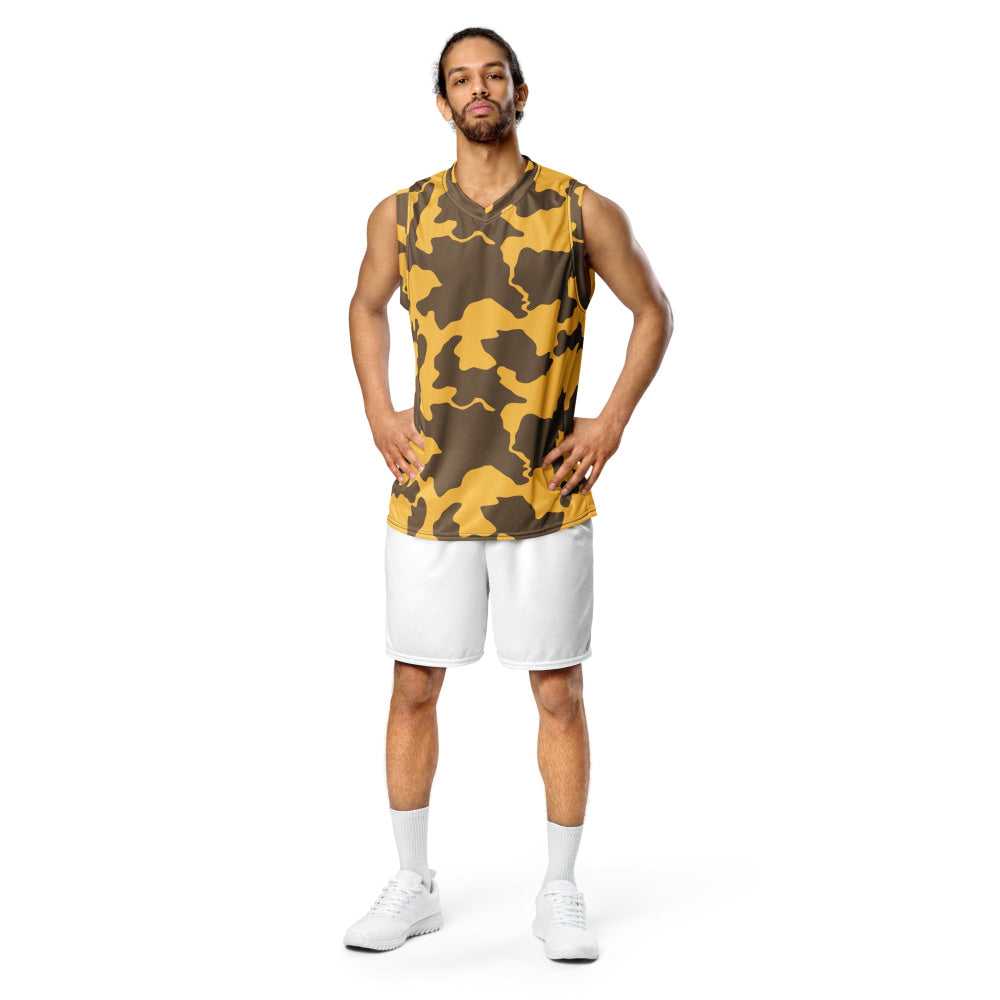 Yemeni Two Color Rock Desert CAMO unisex basketball jersey - Unisex Basketball Jersey