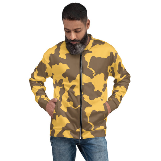 Yemeni Two Color Rock Desert CAMO Unisex Bomber Jacket