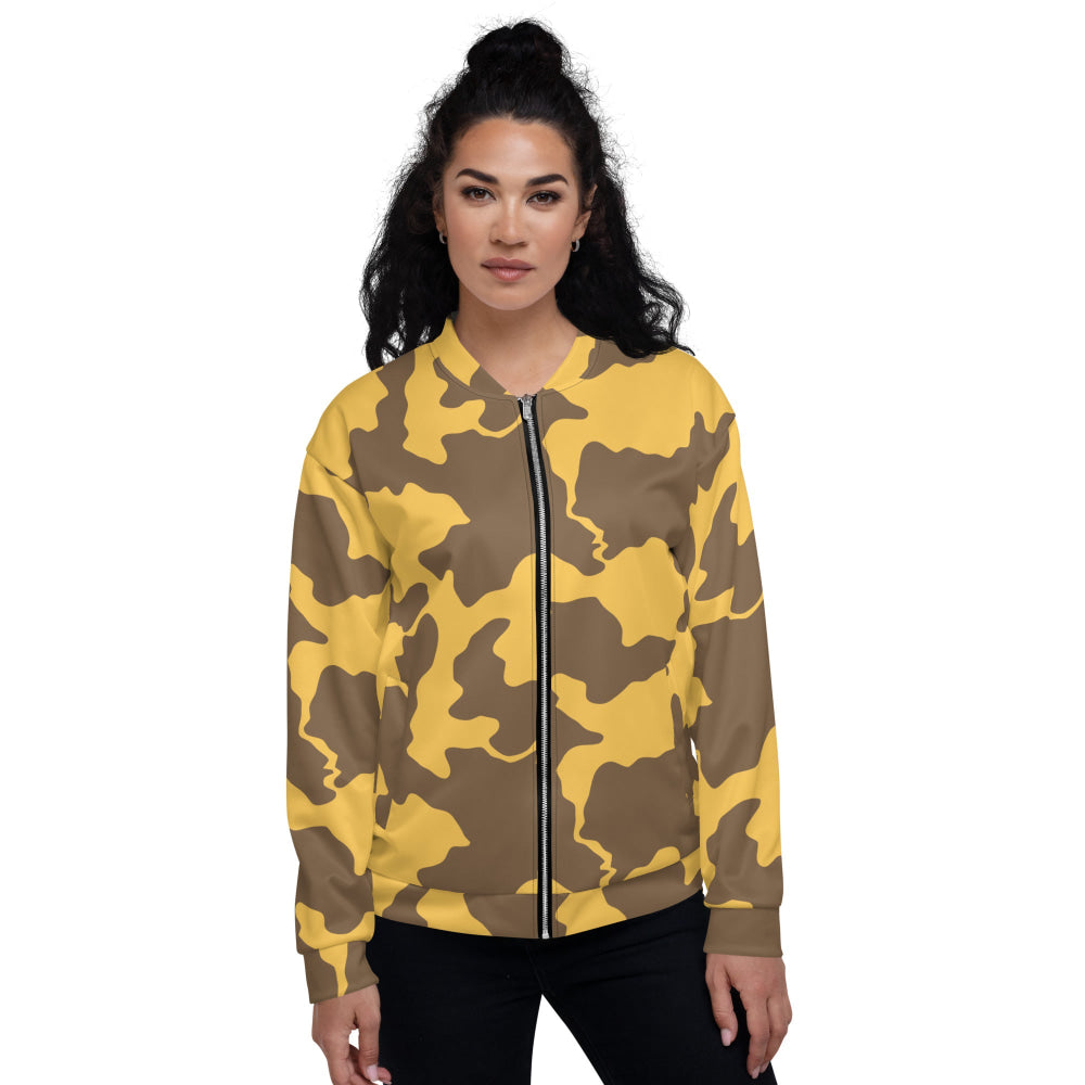 Yemeni Two Color Rock Desert CAMO Unisex Bomber Jacket